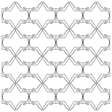 Lüks tasarım Süsler, Aztekler deseni, arkaplan
