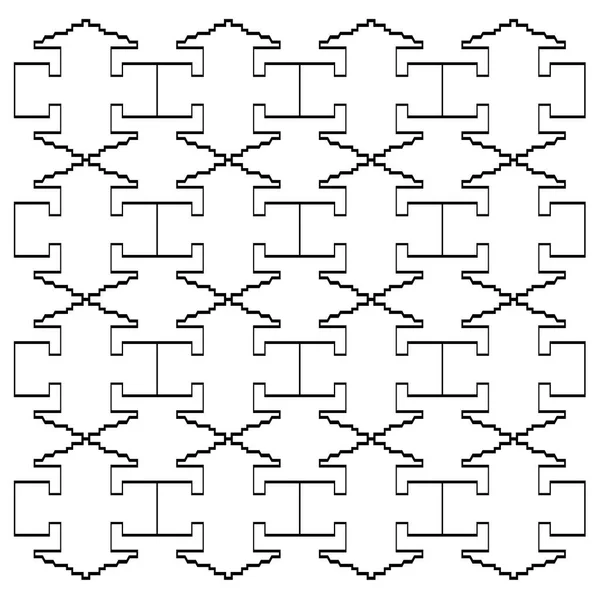 豪华设计装饰 阿兹特克图案 — 图库矢量图片