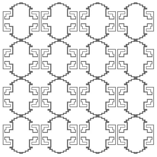 豪华设计装饰 阿兹特克图案 — 图库矢量图片