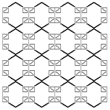 Lüks tasarım Süsler, Aztekler deseni, arkaplan