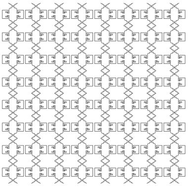 Lüks tasarım Süsler, Aztekler deseni, arkaplan