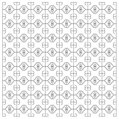 Lüks tasarım Süsler, Aztekler deseni, arkaplan