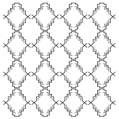 Tasarım Süslemeleri, Aztekler deseni, arkaplan, doku