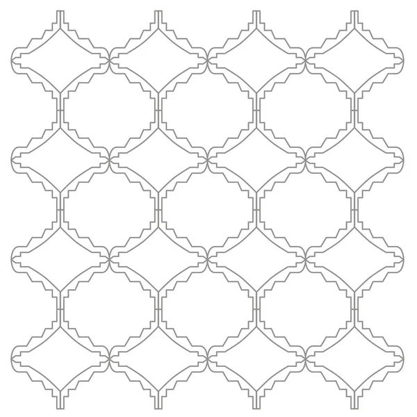 Geometric Art Pattern Background Texture Isolated White — Stockvector