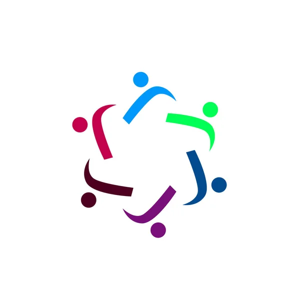 Okruh Symbol Art Logo Isolated White — Stockový vektor