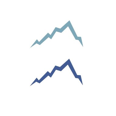 HILLS İşaret Sembolü Logo VECTOR beyaza izole edildi