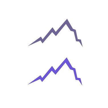 HILLS İşaret Sembolü Logo VECTOR beyaza izole edildi