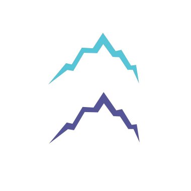 HILLS İşaret Sembolü Logo VECTOR beyaza izole edildi