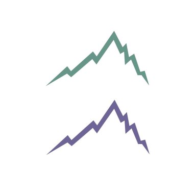 HILLS İşaret Sembolü Logo VECTOR beyaza izole edildi