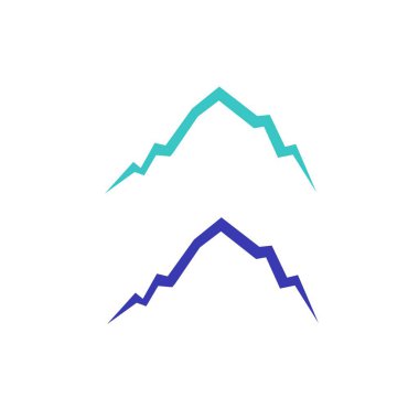 HILLS İşaret Sembolü Logo VECTOR beyaza izole edildi