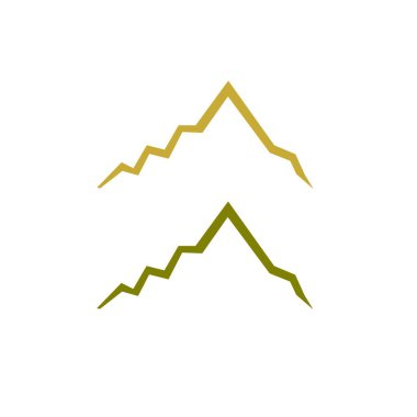 HILLS İşaret Sembolü Logo VECTOR beyaza izole edildi