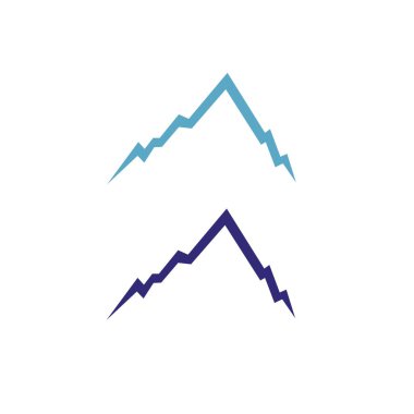 HILLS İşaret Sembolü Logo VECTOR beyaza izole edildi