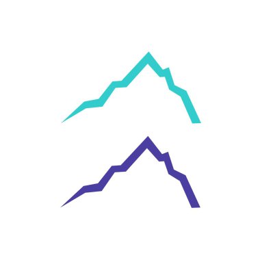 HILLS İşaret Sembolü Logo VECTOR beyaza izole edildi