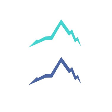 HILLS İşaret Sembolü Logo VECTOR beyaza izole edildi