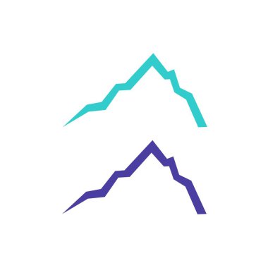 HILLS İşaret Sembolü Logo VECTOR beyaza izole edildi