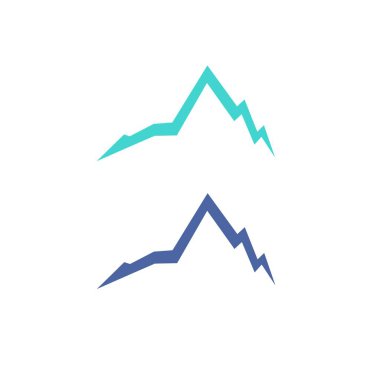 HILLS İşaret Sembolü Logo VECTOR beyaza izole edildi