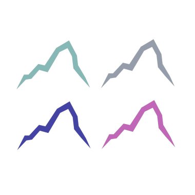 HILLS İşaret Sembolü Logo VECTOR beyaza izole edildi