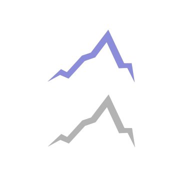 HILLS İşaret Sembolü Logo VECTOR beyaza izole edildi