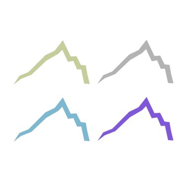 HILLS İşaret Sembolü Logo VECTOR beyaza izole edildi