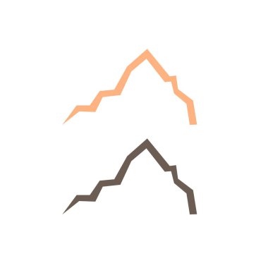 HILLS İşaret Sembolü Logo VECTOR beyaza izole edildi