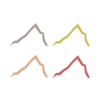 HILLS İşaret Sembolü Logo VECTOR beyaza izole edildi