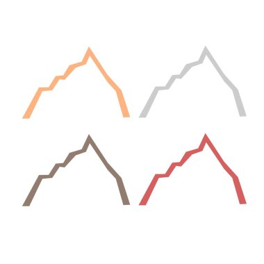 HILLS İşaret Sembolü Logo VECTOR beyaza izole edildi