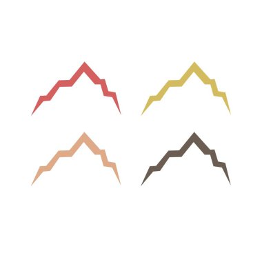 HILLS İşaret Sembolü Logo VECTOR beyaza izole edildi