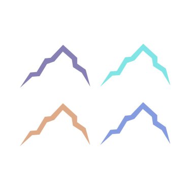 HILLS İşaret Sembolü Logo VECTOR beyaza izole edildi