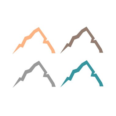 HILLS İşaret Sembolü Logo VECTOR beyaza izole edildi