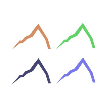 KOLORFUL HILLS İşaret Sembolü Logo VECTOR 