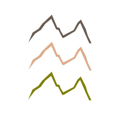 KOLORFUL HILLS İşaret Sembolü Logo VECTOR 