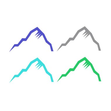 KOLORFUL HILLS İşaret Sembolü Logo VECTOR 