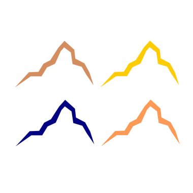KOLORFUL HILLS İşaret Sembolü Logo VECTOR 