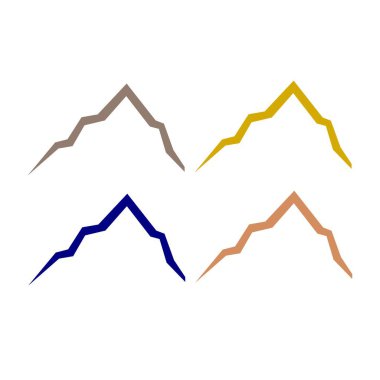 KOLORFUL HILLS İşaret Sembolü Logo VECTOR 