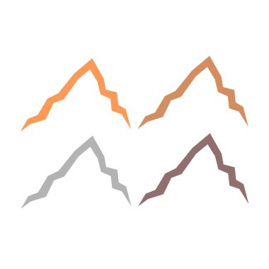 KOLORFUL HILLS İşaret Sembolü Logo VECTOR 