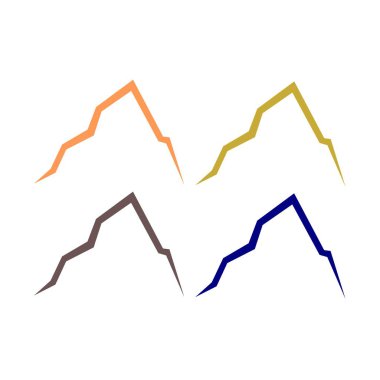 KOLORFUL HILLS İşaret Sembolü Logo VECTOR 