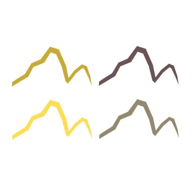 KOLORFUL HILLS İşaret Sembolü Logo VECTOR 