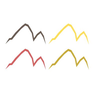 KOLORFUL HILLS İşaret Sembolü Logo VECTOR 