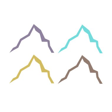 KOLORFUL HILLS İşaret Sembolü Logo VECTOR 