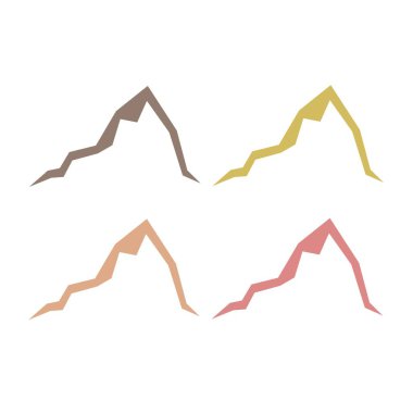 KOLORFUL HILLS İşaret Sembolü Logo VECTOR 