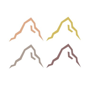 KOLORFUL HILLS İşaret Sembolü Logo VECTOR 