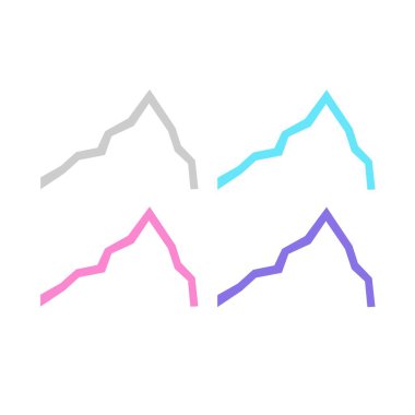 KOLORFUL HILLS İşaret Sembolü Logo VECTOR 