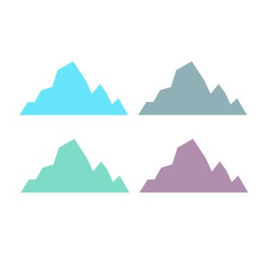 KOLORFUL HILLS İşaret Sembolü Logo VECTOR 