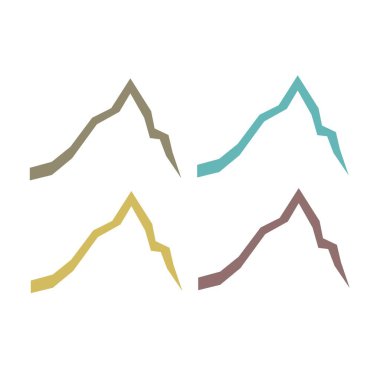 KOLORFUL HILLS İşaret Sembolü Logo VECTOR 