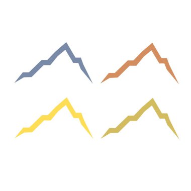 KOLORFUL HILLS İşaret Sembolü Logo VECTOR 