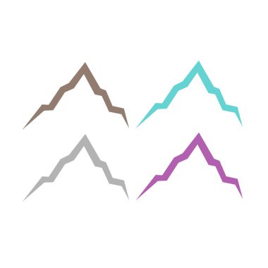 KOLORFUL HILLS İşaret Sembolü Logo VECTOR 