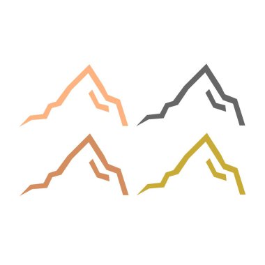 KOLORFUL HILLS İşaret Sembolü Logo VECTOR 