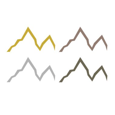 KOLORFUL HILLS İşaret Sembolü Logo VECTOR 