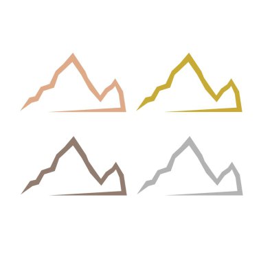 KOLORFUL HILLS İşaret Sembolü Logo VECTOR 