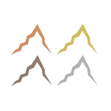 KOLORFUL HILLS İşaret Sembolü Logo VECTOR 